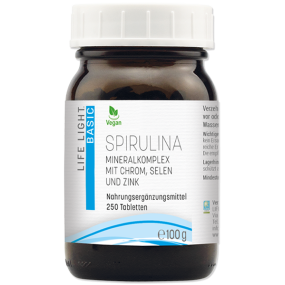 Spirulina Mineralkomplex, hefefrei (250 Tabletten)